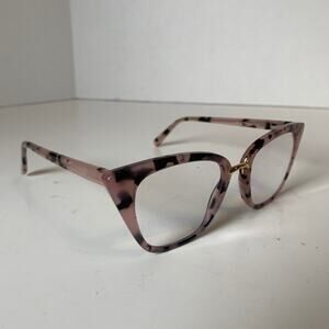 Firmoo Eyeglasses Pink Black Cat Eye Frames Only
